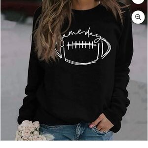 Game Day Football Long Sleeve Sweatshirt Sz Xl-Lightweight